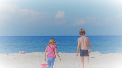 Familienurlaub an der Ostsee - Strandleben